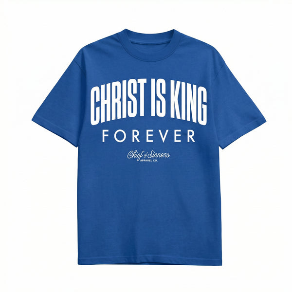 Christ Is King Tee (Royal Blue)