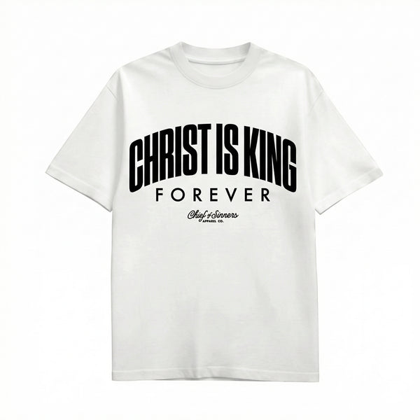 Christ Is King Tee (White)