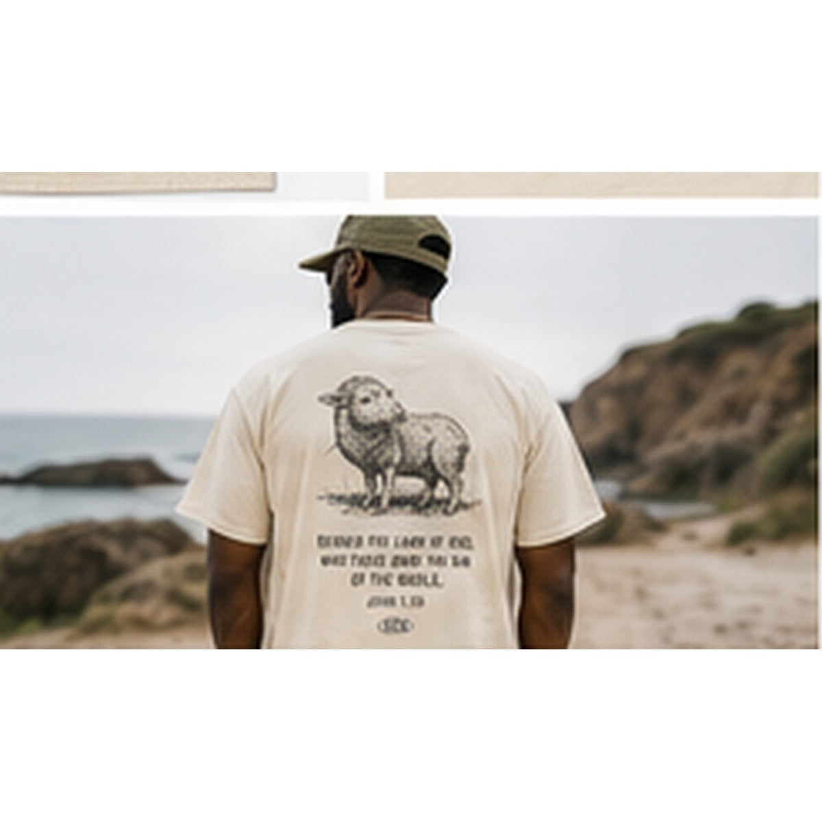 Lamb of God Tee lifestyle back