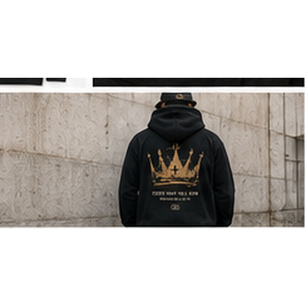Christ Is King Hoodie lifestyle back
