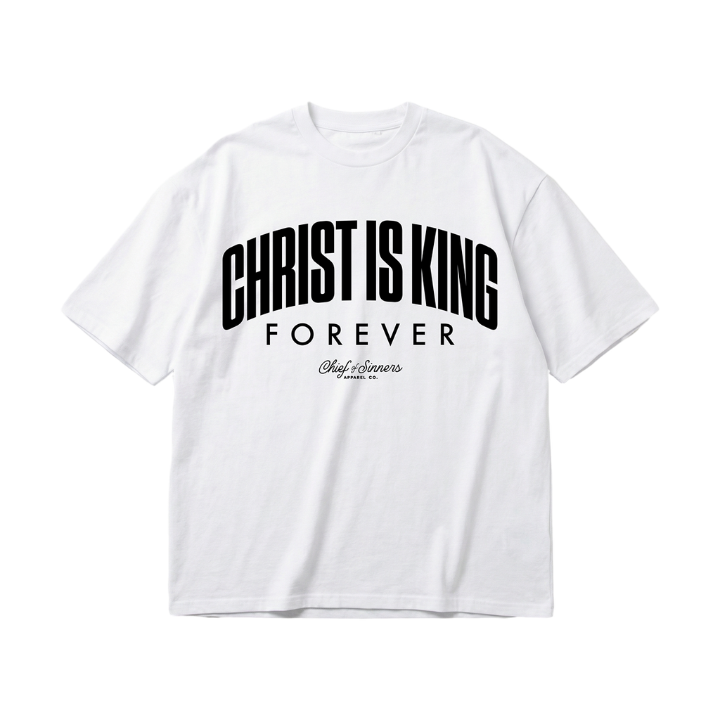 Christ Is King Tee (White)