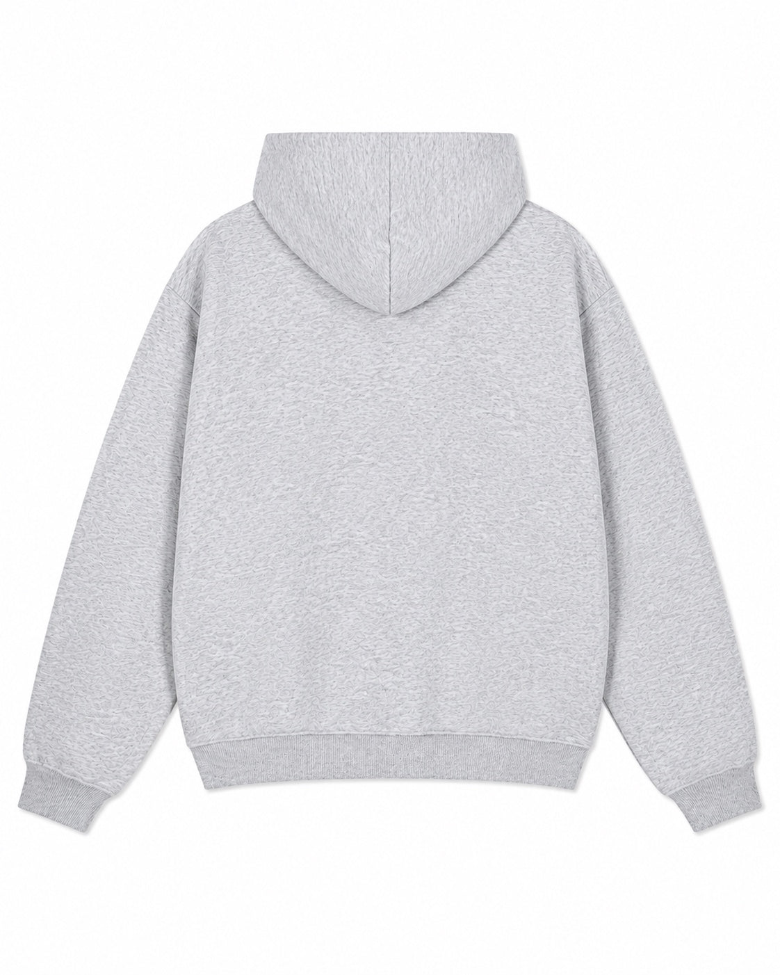 Christ Is King Forever gray hoodie back view