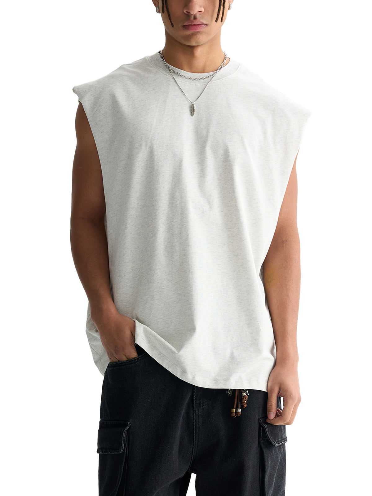 Forgiven And Redeemed Raw Edge Tank Top